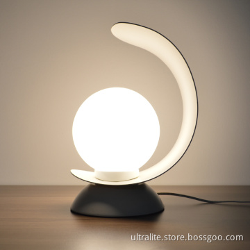 Mondform LED Basislampe dimmbare Desktop-Lampe kreativer Raum Dekorative Beleuchtung Drior-Farbe